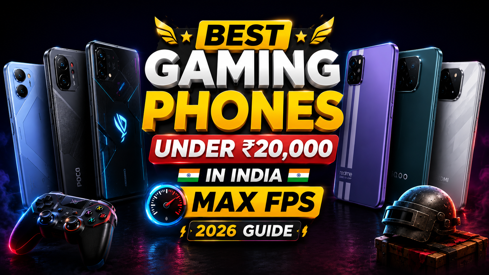 ₹20,000 के अंदर भारत के सबसे बेहतरीन Gaming Phones 2026 Best FPS Gaming Smartphone Guide