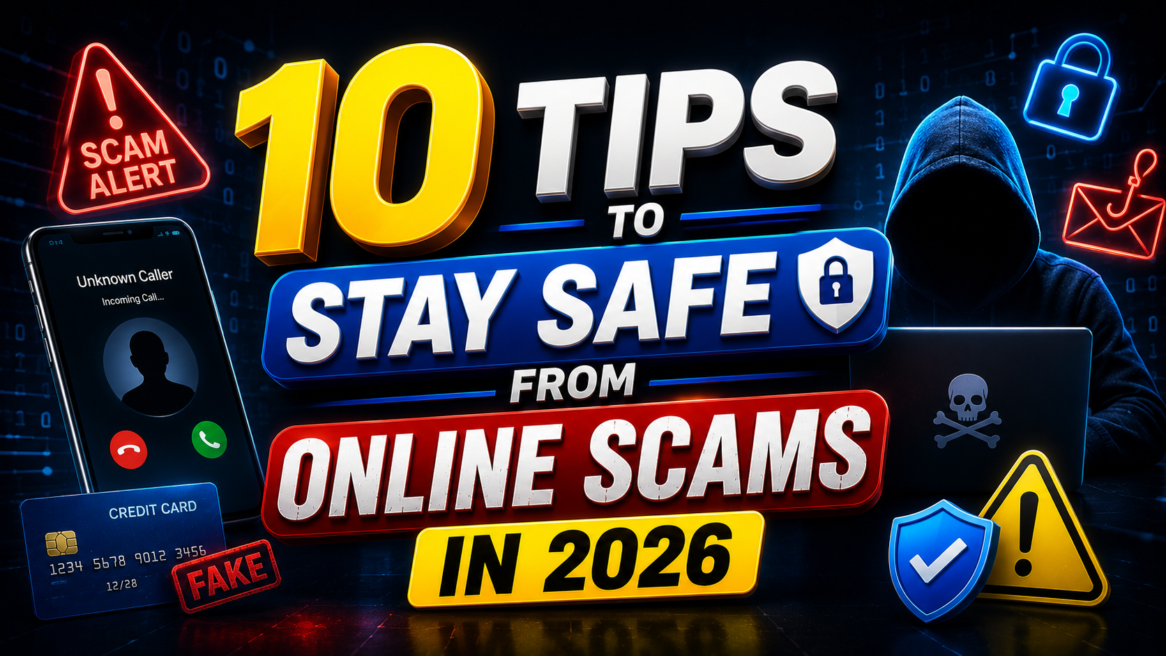 2026 में Online Scams से सुरक्षित रहने के 10 आसान तरीके | Cyber Fraud से बचने की Guide
