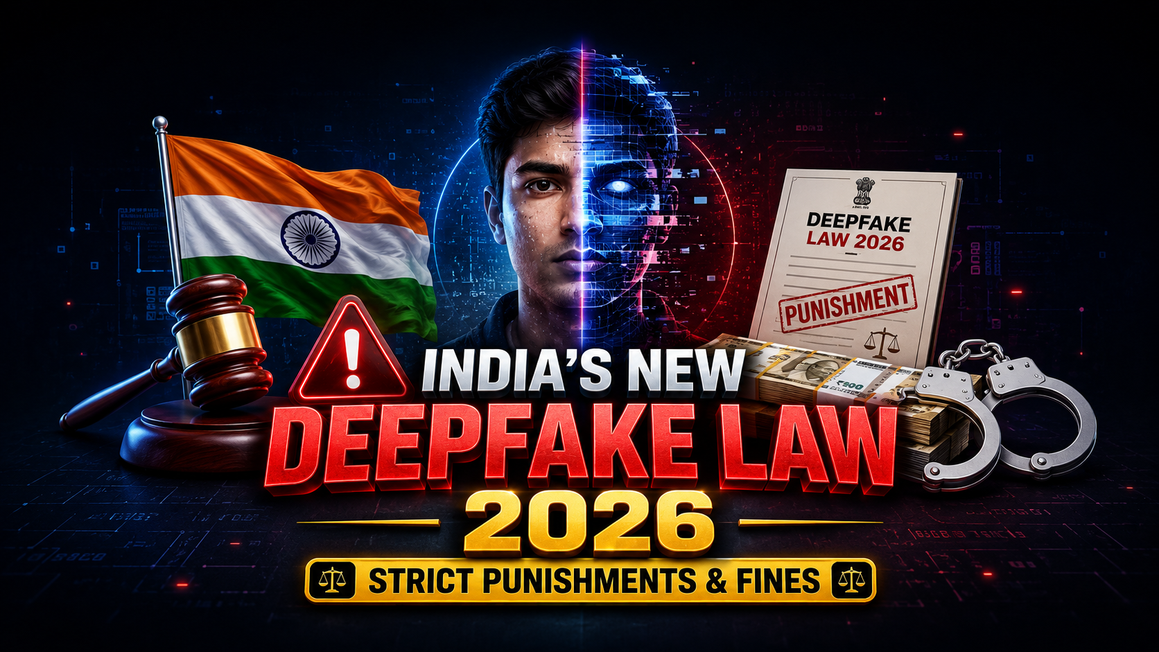 भारत में AI Deepfake नियम 2026: कानून, सजा और बचाव के तरीके